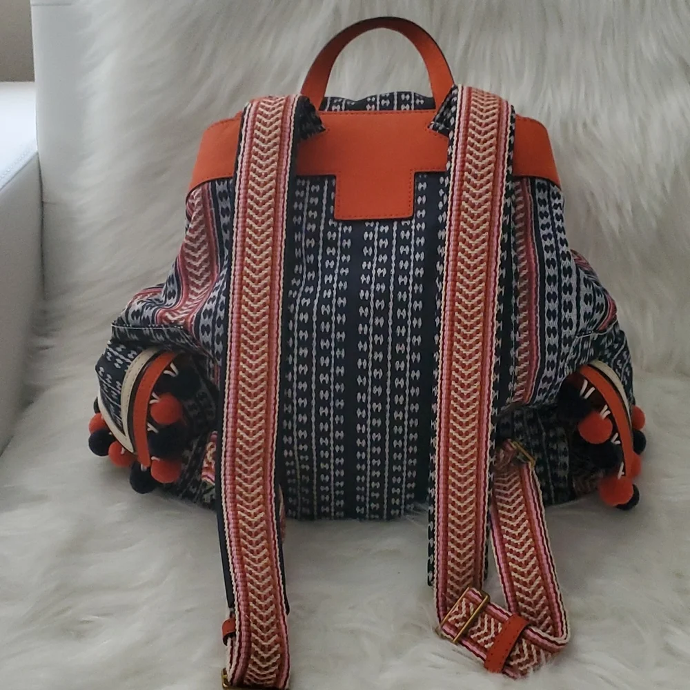 Tory Burch Pom Pom Scout Backpack - Picture 6 of 15